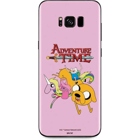 Adult Swim Adventure Time Riding in a Unicorn Galaxy S8 Plus Skin